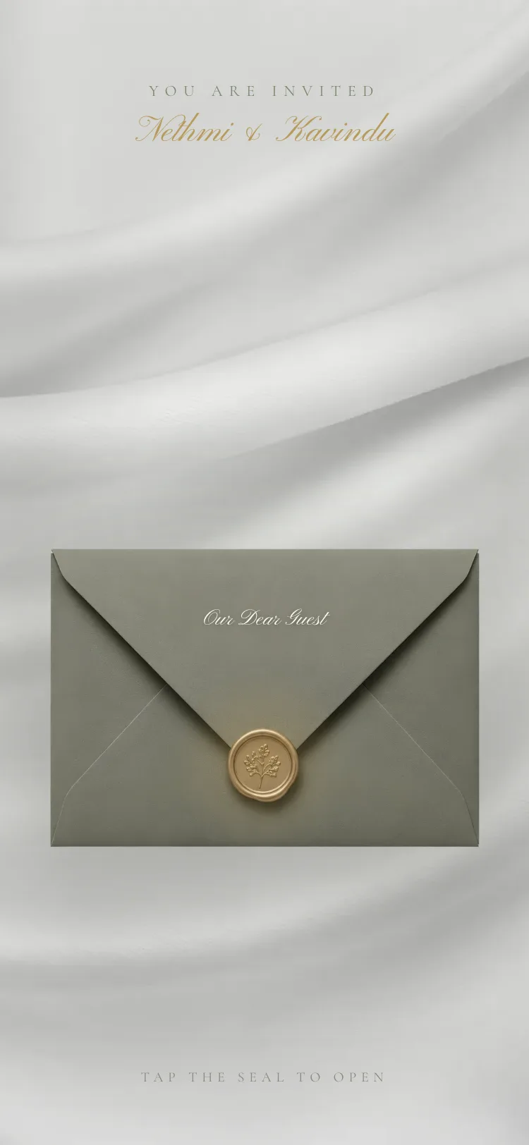 Sage Envelope template preview